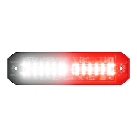 Abrams Ultra 12 LED Grill Light Head - Red/White Ultra 12-RW